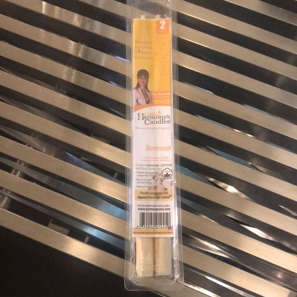 Beeswax ear coning candles